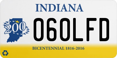 IN license plate 060LFD