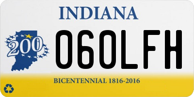 IN license plate 060LFH