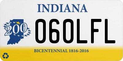 IN license plate 060LFL