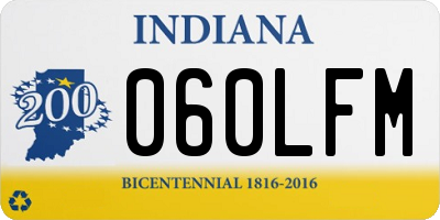 IN license plate 060LFM