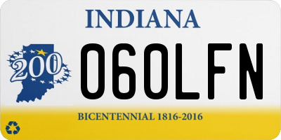 IN license plate 060LFN