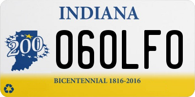 IN license plate 060LFO