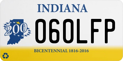 IN license plate 060LFP