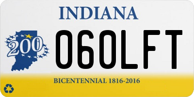 IN license plate 060LFT