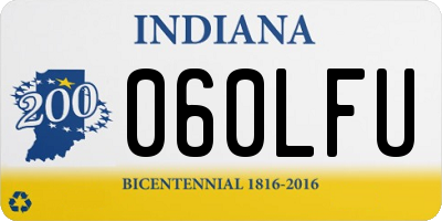 IN license plate 060LFU