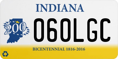 IN license plate 060LGC