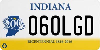 IN license plate 060LGD