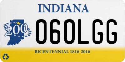 IN license plate 060LGG