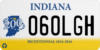 IN license plate 060LGH