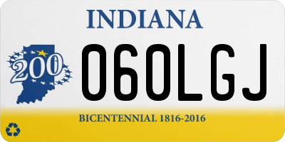 IN license plate 060LGJ
