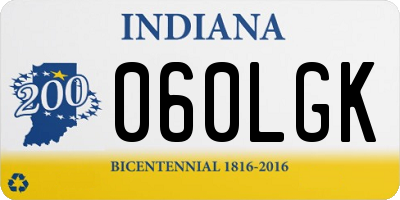 IN license plate 060LGK