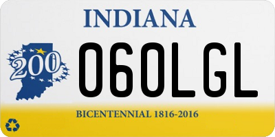 IN license plate 060LGL
