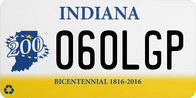 IN license plate 060LGP