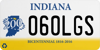 IN license plate 060LGS