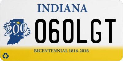 IN license plate 060LGT