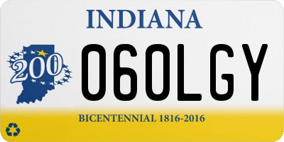 IN license plate 060LGY