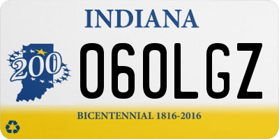 IN license plate 060LGZ