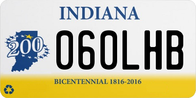 IN license plate 060LHB