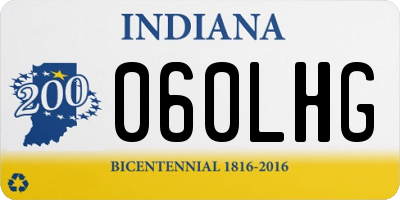 IN license plate 060LHG
