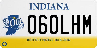 IN license plate 060LHM