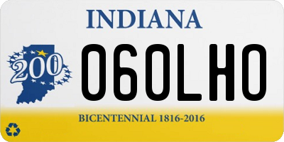 IN license plate 060LHO