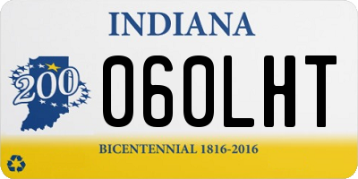 IN license plate 060LHT