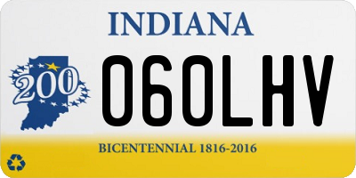 IN license plate 060LHV