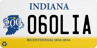IN license plate 060LIA