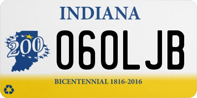 IN license plate 060LJB