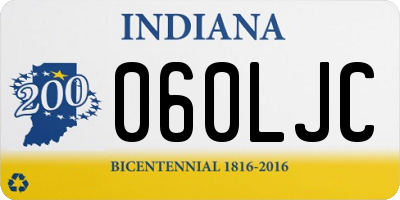 IN license plate 060LJC