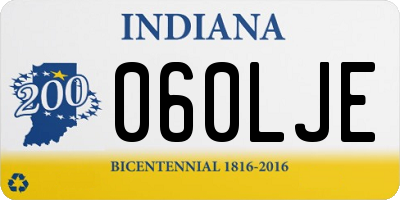IN license plate 060LJE