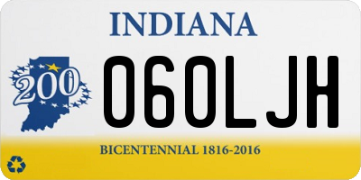 IN license plate 060LJH