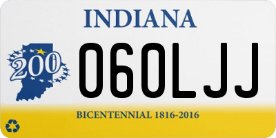 IN license plate 060LJJ