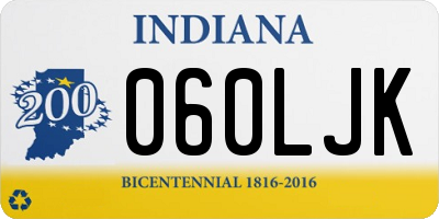 IN license plate 060LJK