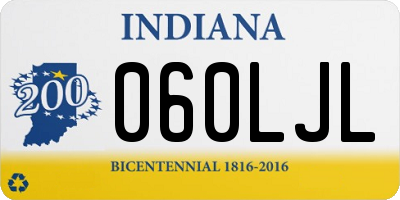 IN license plate 060LJL