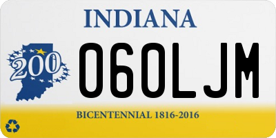 IN license plate 060LJM