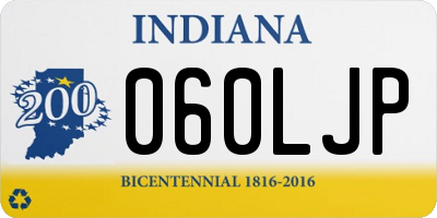 IN license plate 060LJP