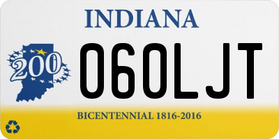IN license plate 060LJT