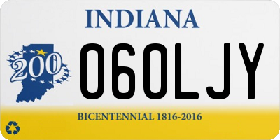 IN license plate 060LJY