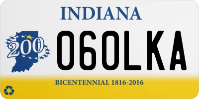 IN license plate 060LKA