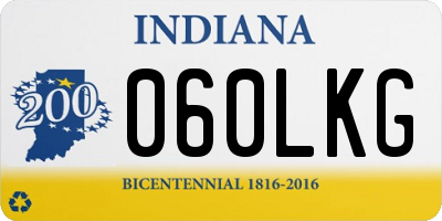 IN license plate 060LKG