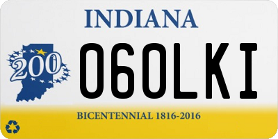 IN license plate 060LKI