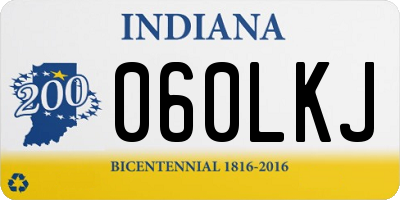 IN license plate 060LKJ