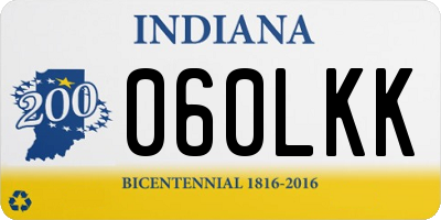 IN license plate 060LKK
