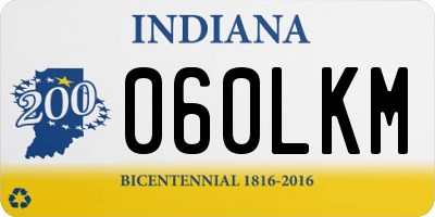 IN license plate 060LKM