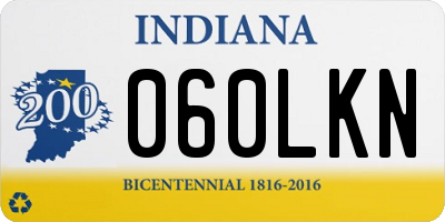 IN license plate 060LKN