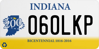 IN license plate 060LKP