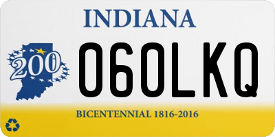 IN license plate 060LKQ