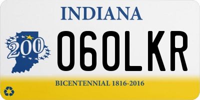 IN license plate 060LKR
