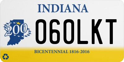 IN license plate 060LKT